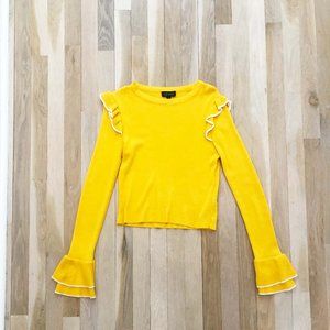 Topshop Yellow Sweater